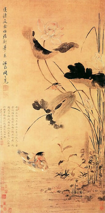Chinese Artists of the Middle Ages (杨訾杨瑾 - 执扇宫女图) – Yang Ziyang beautiful jade 70x100 Canvas