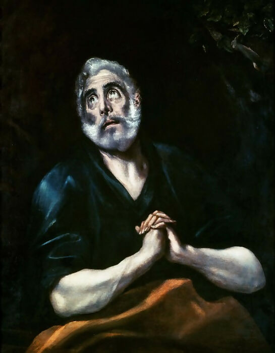 El Greco - The Repentance of Saint Peter