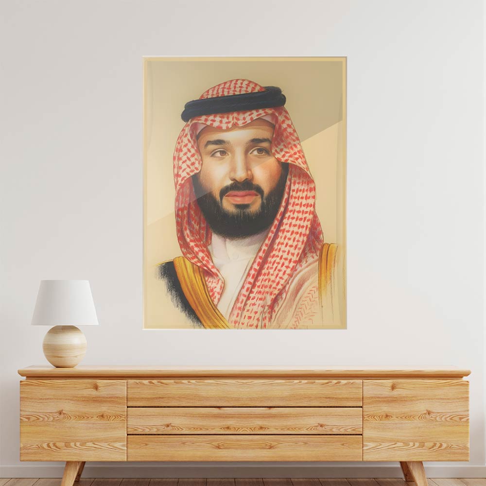 Mohammed bin Salman Al Saud Acrylic acrylic canvas Frames