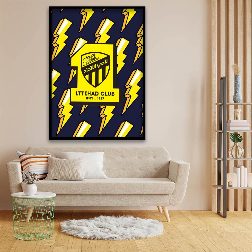 ITTHAD CLUB 11 acrylic canvas Frames