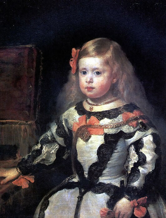 Louvre VELÁZQUEZ DIEGO RODRÍGUEZ DE SILVA Infanta Maria Margarita daughter of King Philip IV King of Spain