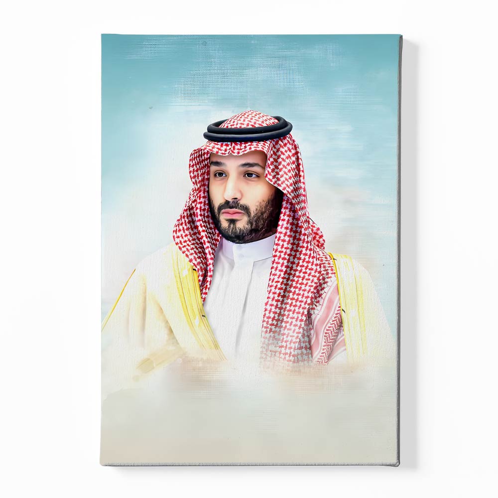 Mohammed bin Salman Al Saud Canvas acrylic canvas Frames