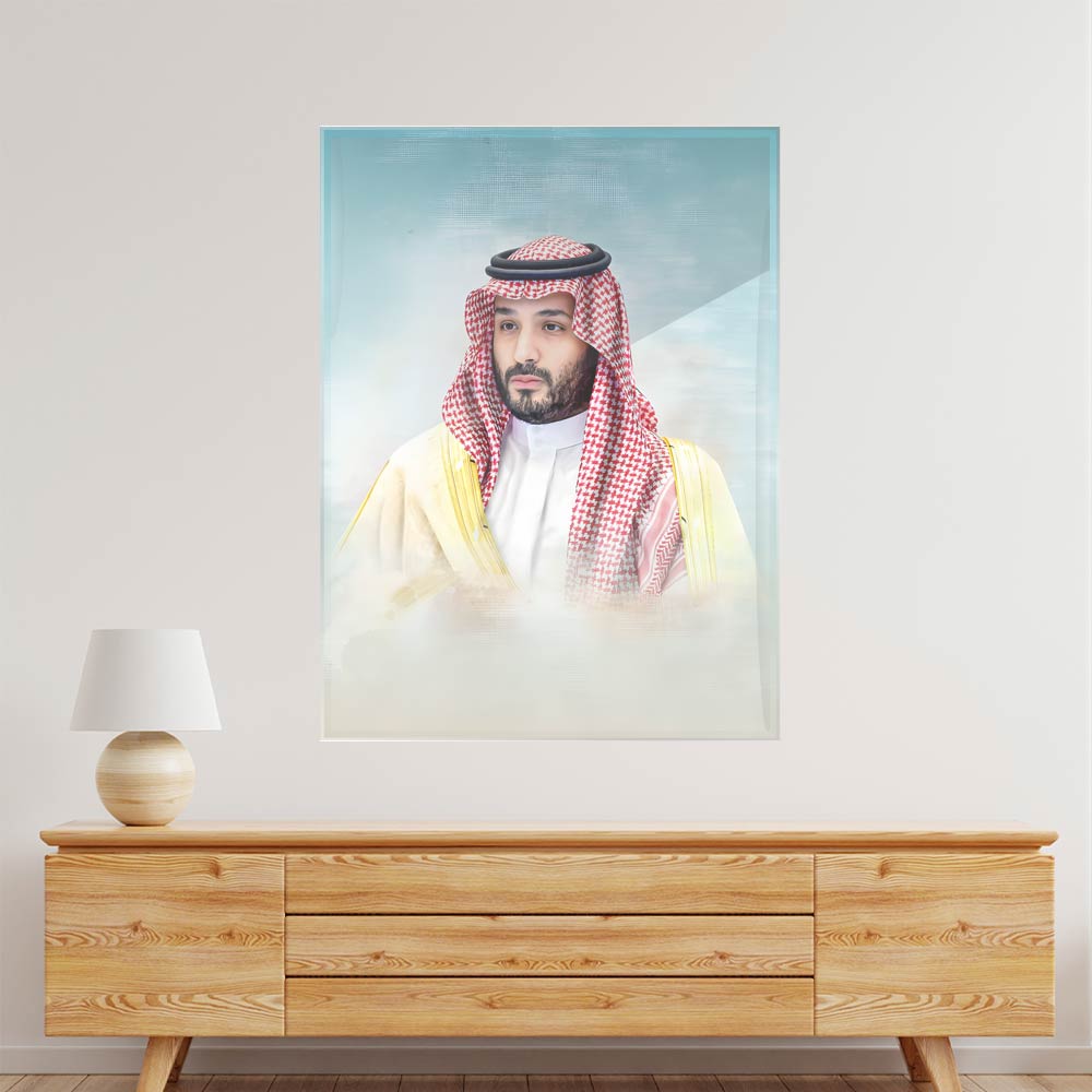 Mohammed bin Salman Al Saud Acrylic acrylic canvas Frames