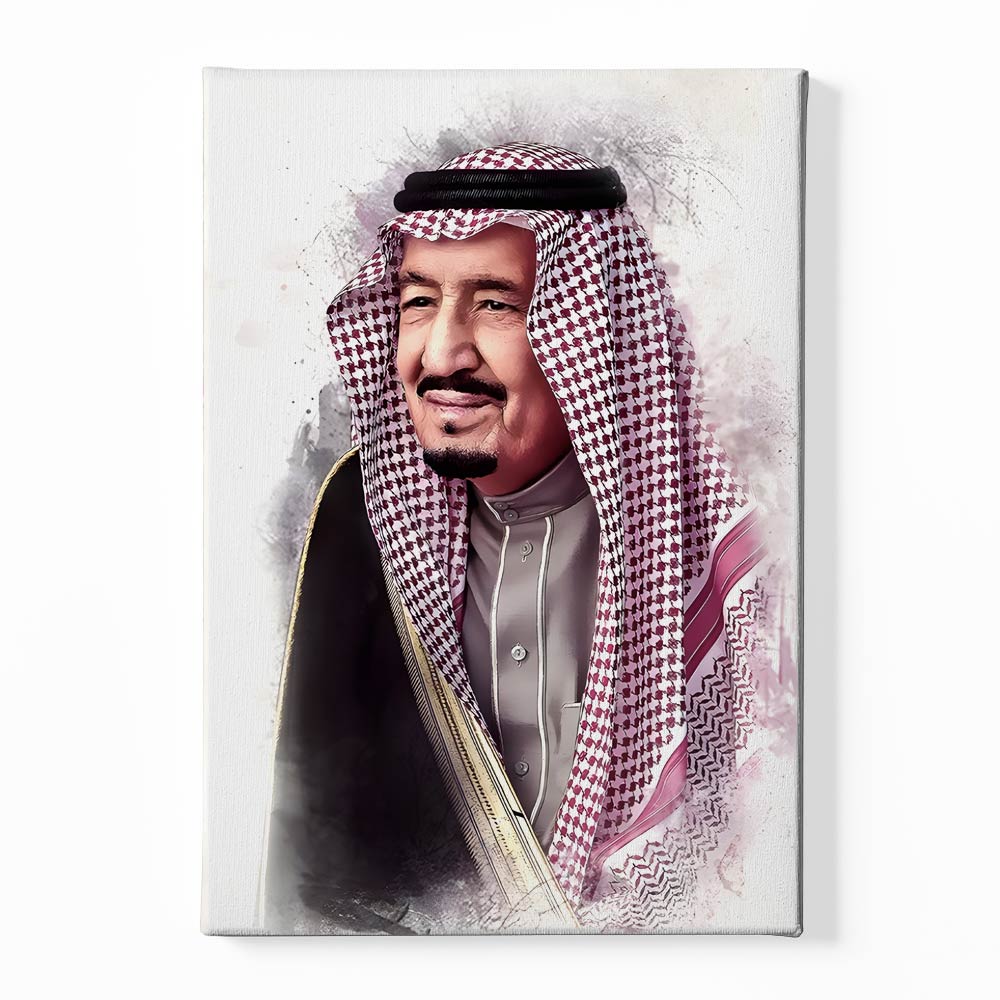 Salman bin Abdulaziz Al Saud Canvas acrylic canvas Frames