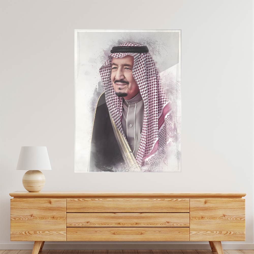 Salman bin Abdulaziz Al Saud Acrylic acrylic canvas Frames