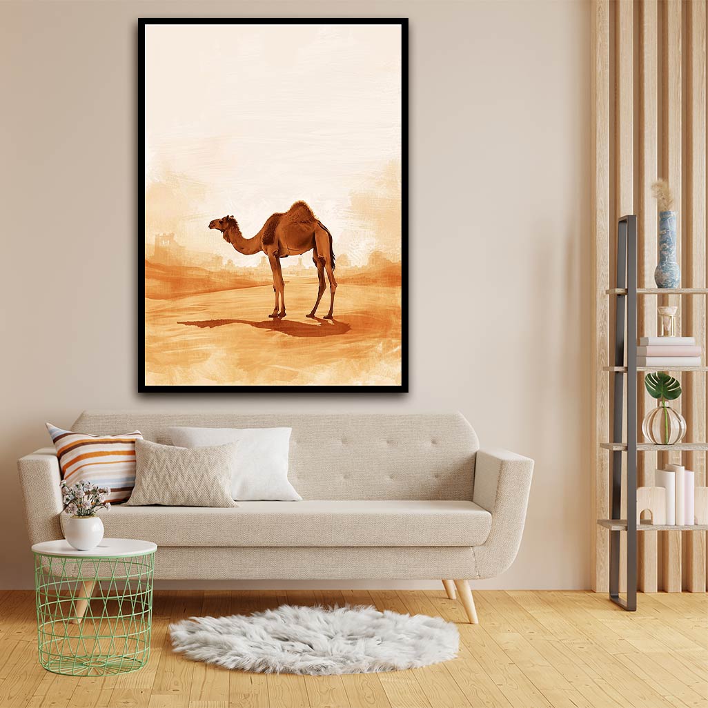 Desert camel acrylic canvas Frames