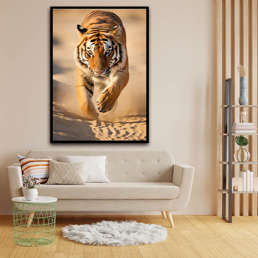 Wild Tiger acrylic canvas Frames