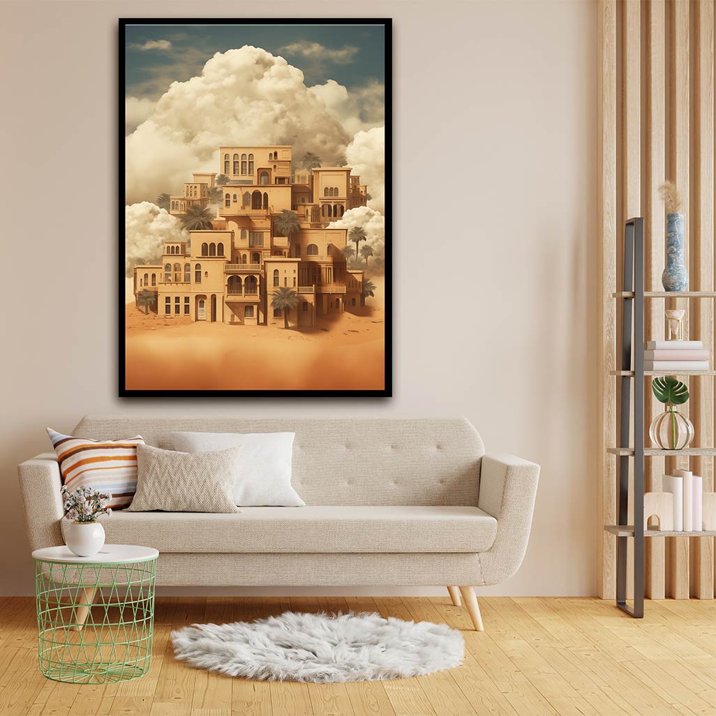 Desert Palace acrylic canvas Frames