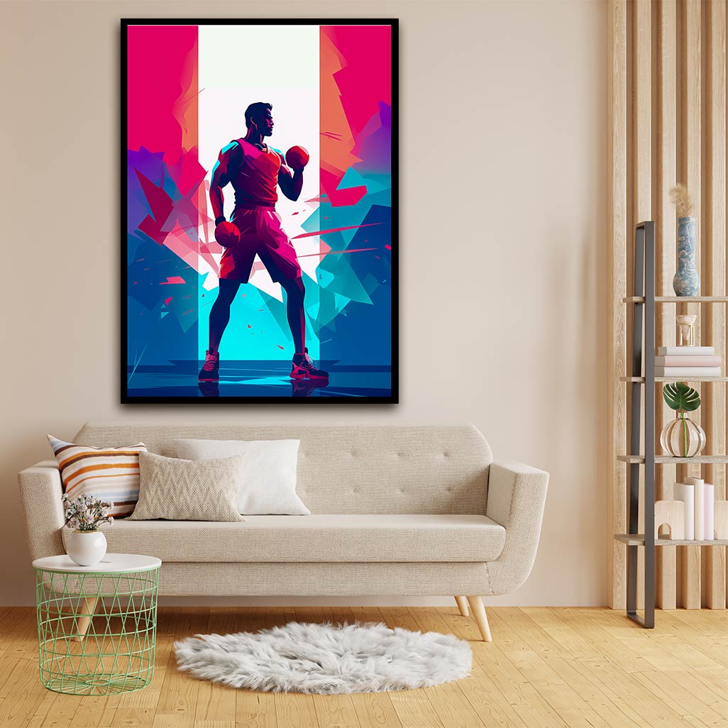 Boxing acrylic canvas Frames