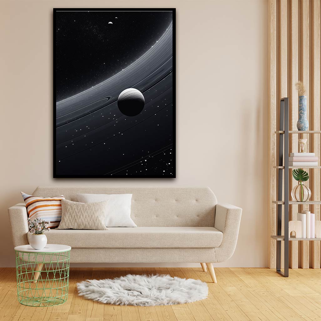 Dark Planet acrylic canvas Frames