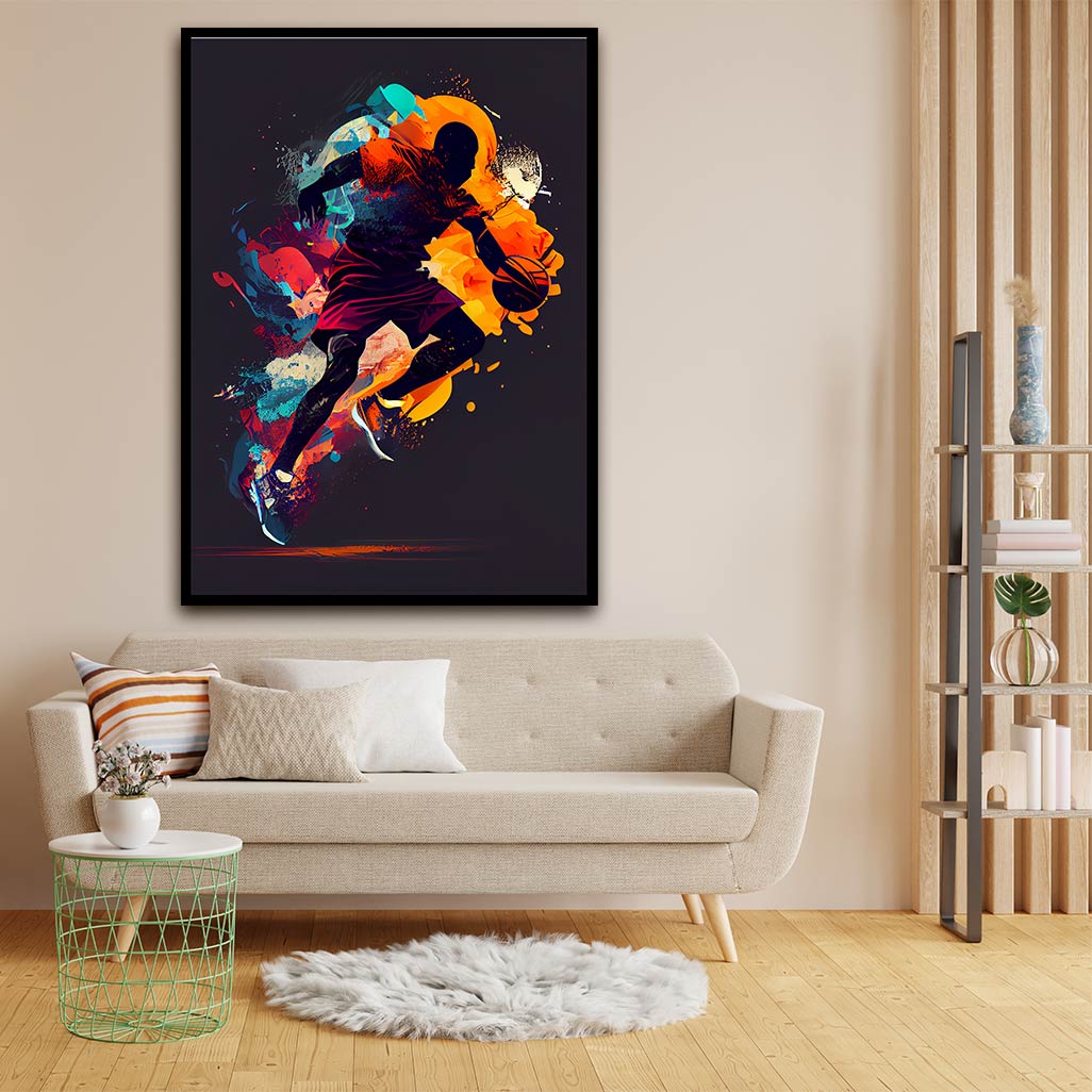 Vibrant Velocity acrylic canvas Frames