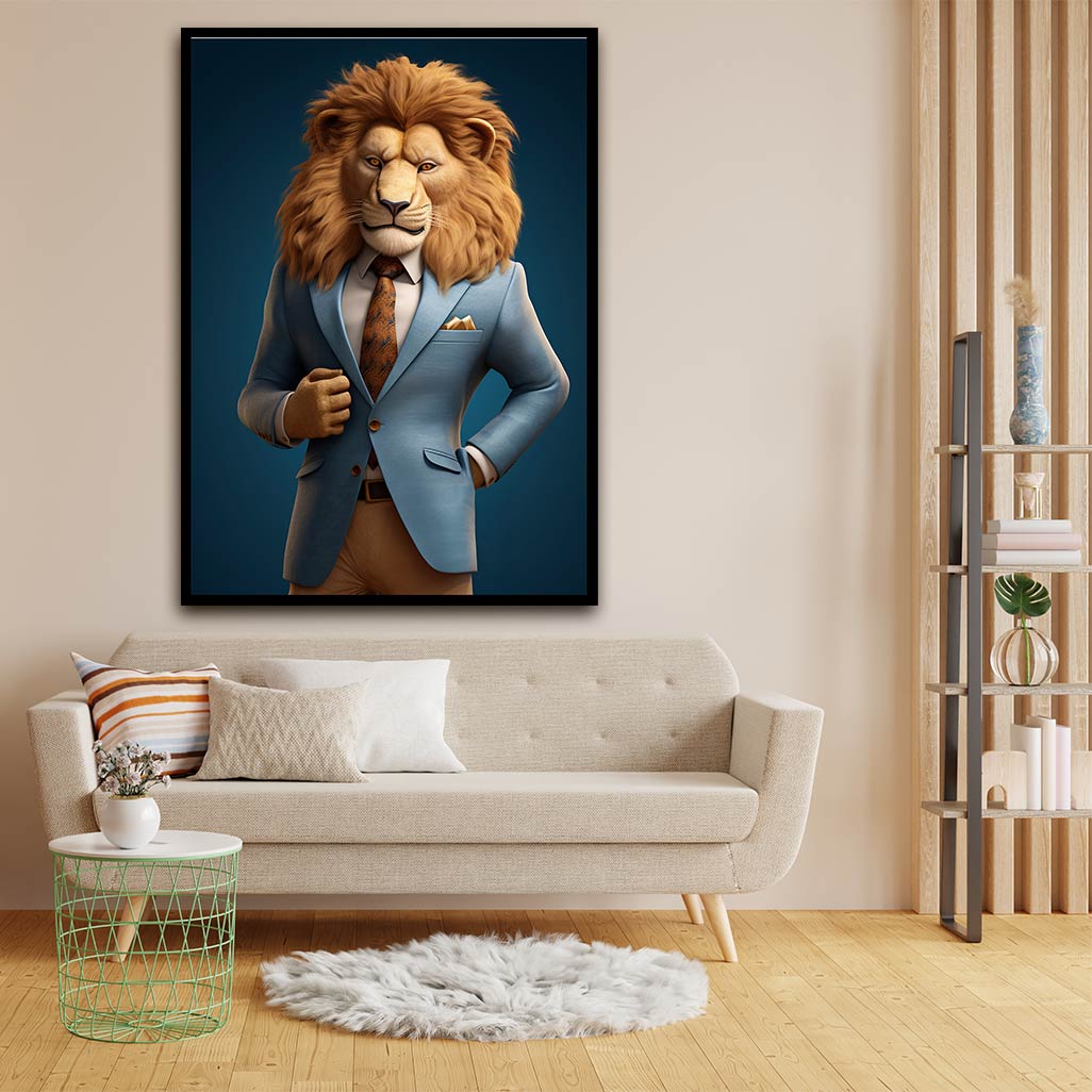 Classic Lion acrylic canvas Frames