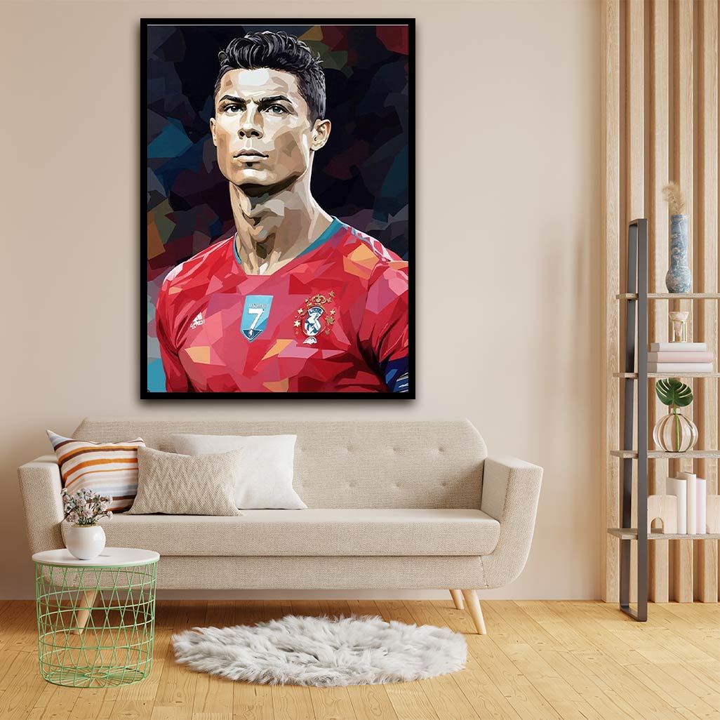 Ronaldo acrylic canvas Frames