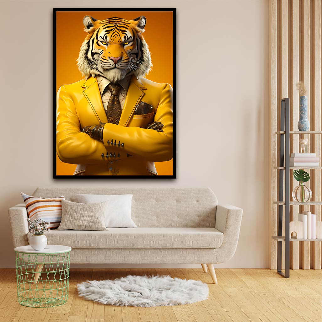 Tiger 1 acrylic canvas Frames