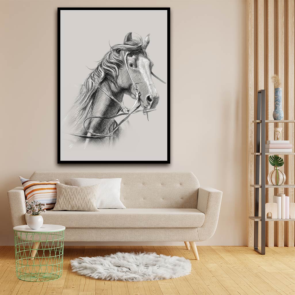 Horse acrylic canvas Frames