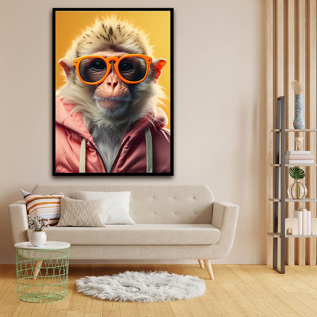 Funkey Monkey acrylic canvas Frames