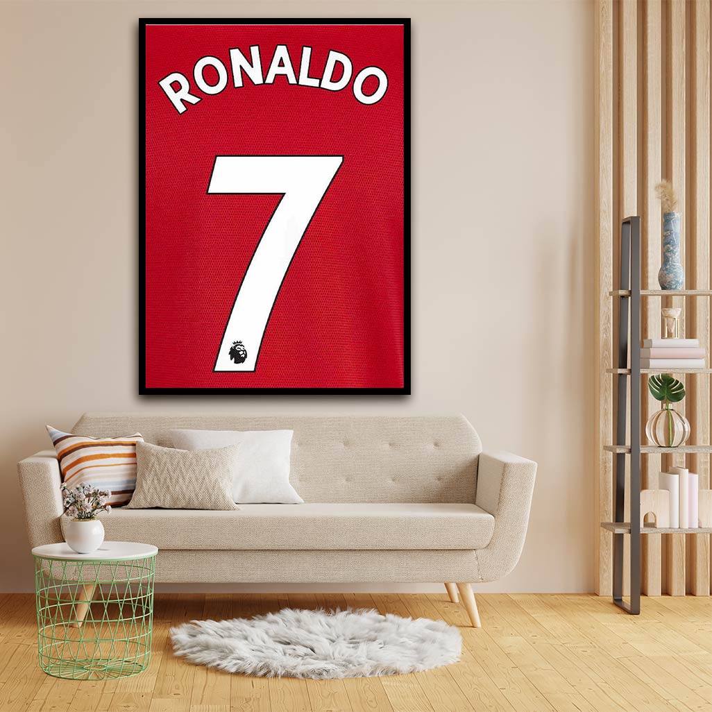 Ronaldo No 07 acrylic canvas Frames