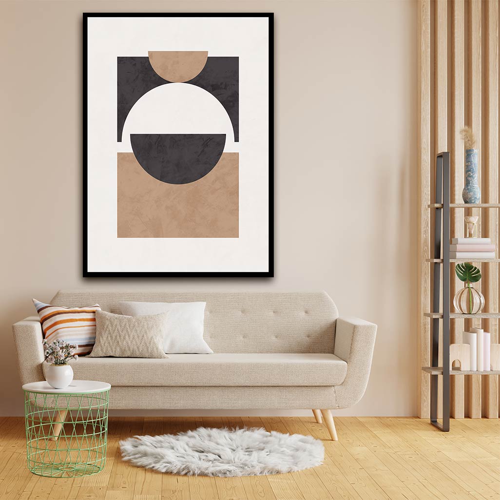 Geometric Modern abstract acrylic canvas Frames