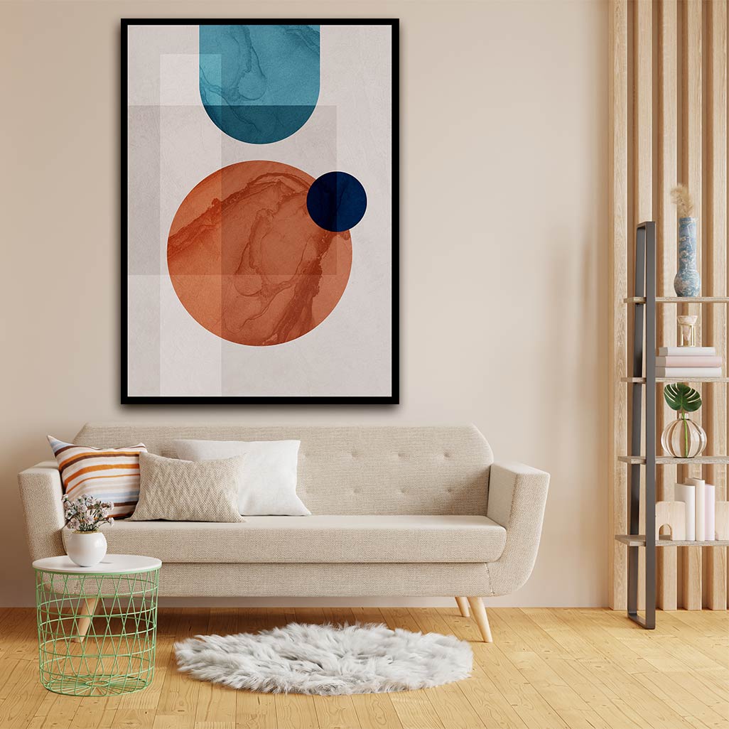 Abstract Circle Wall Art acrylic canvas Frames