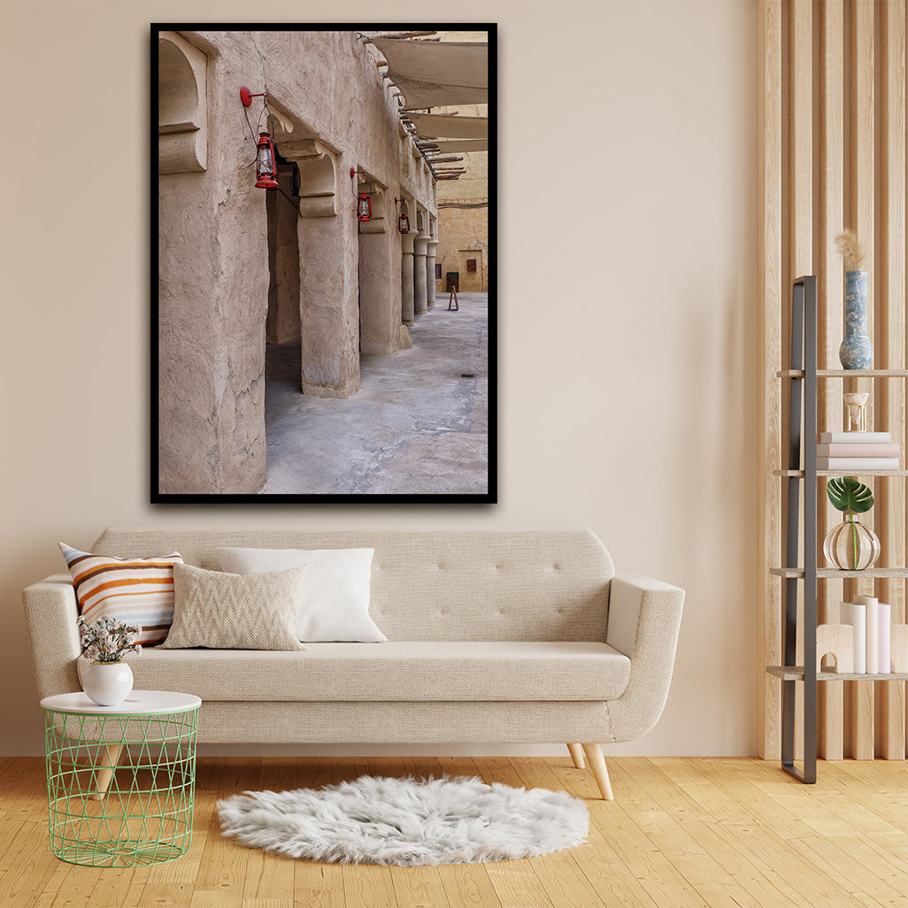 Old Architecture acrylic canvas Frames