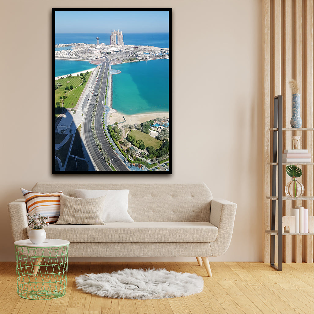 Island View acrylic canvas Frames