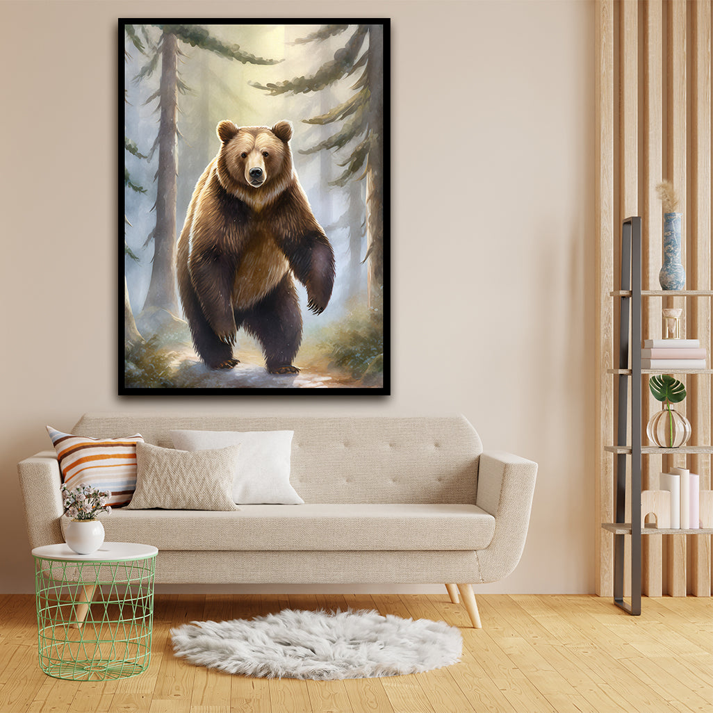 Bear acrylic canvas Frames