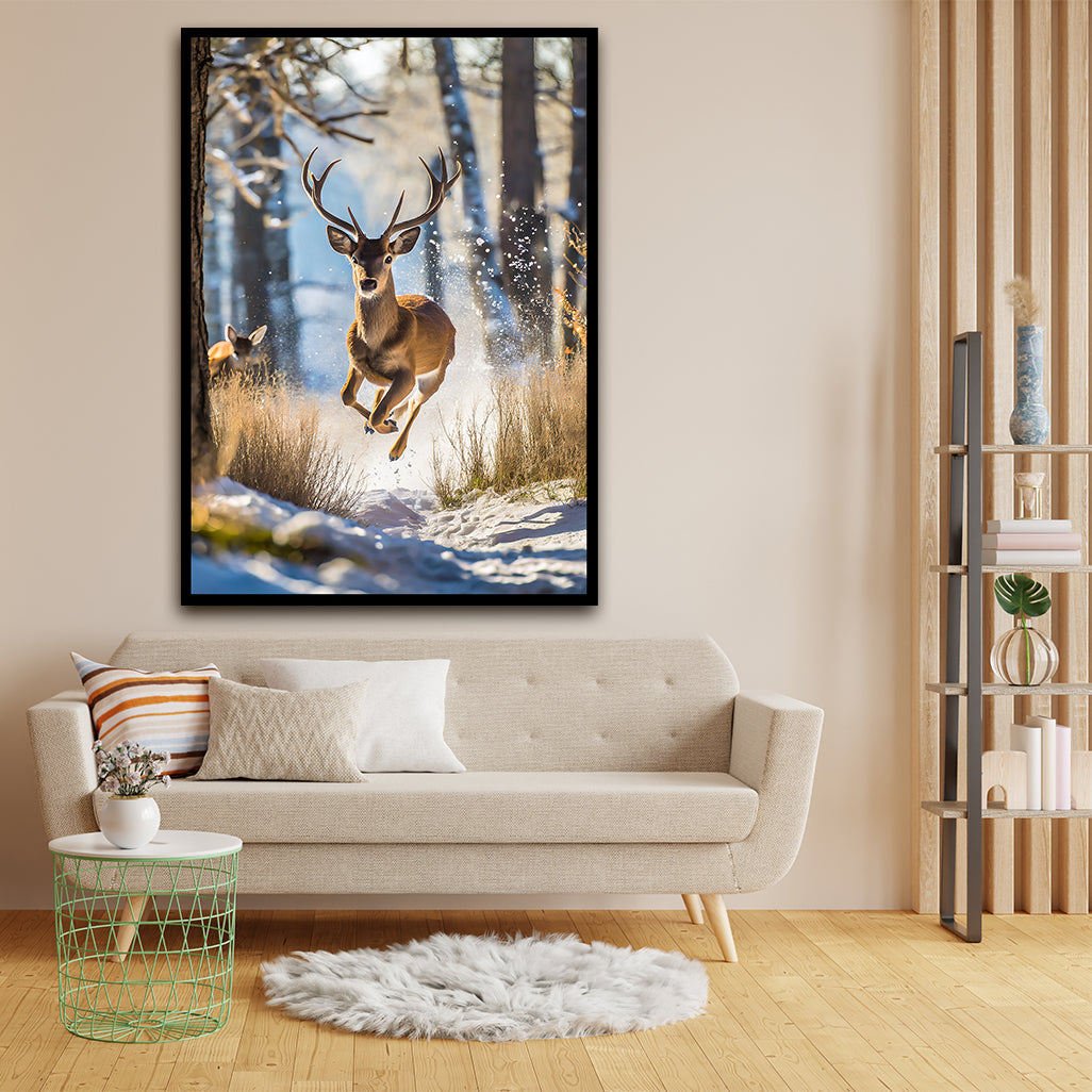 Deer acrylic canvas Frames