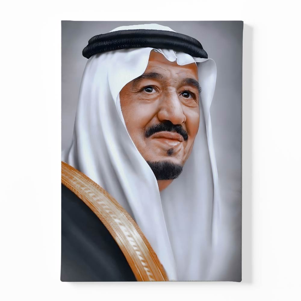 Salman bin Abdulaziz Al Saud Canvas acrylic canvas Frames