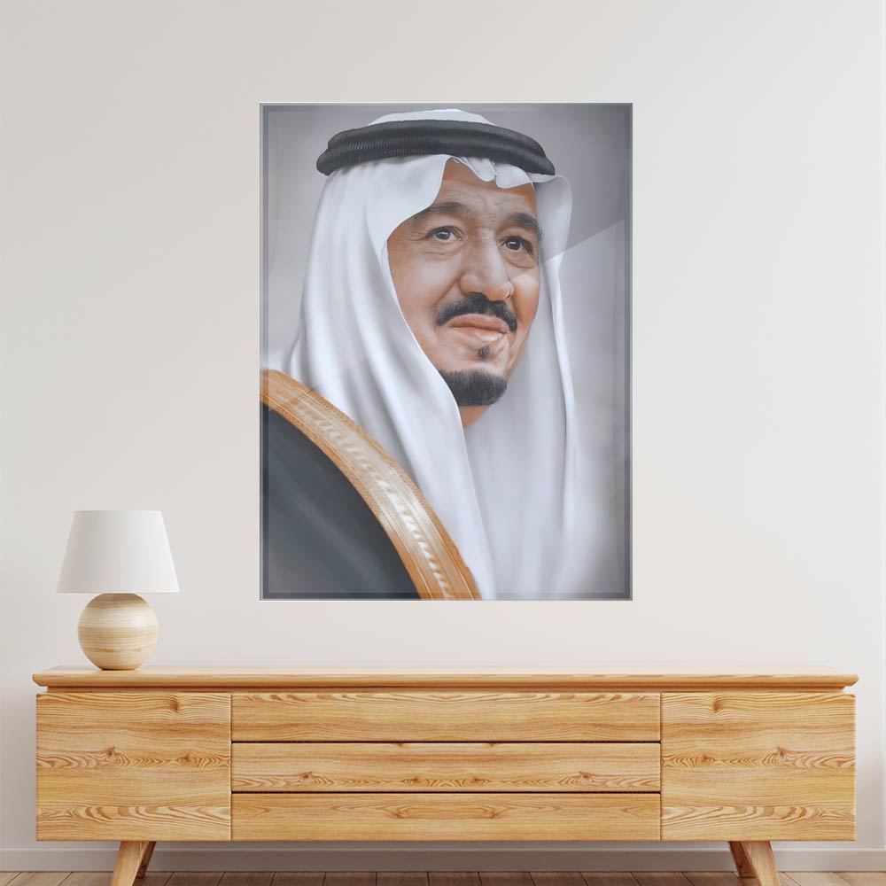 Salman bin Abdulaziz Al Saud Acrylic acrylic canvas Frames