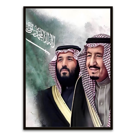 KSA Leaders Black Printed frame acrylic canvas Frames