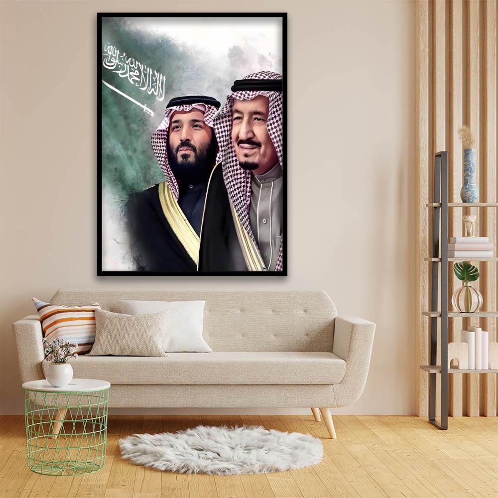 KSA Leaders. acrylic canvas Frames