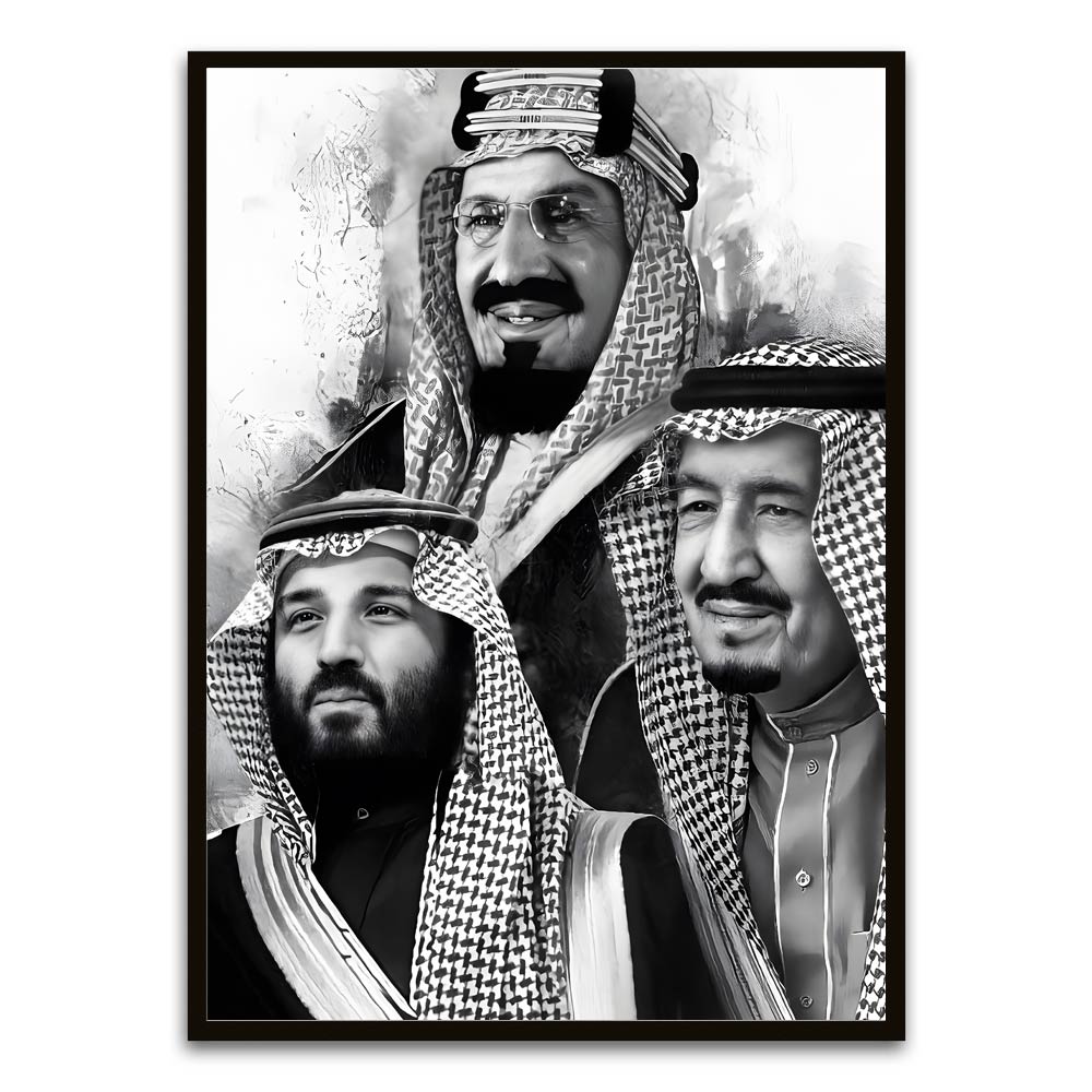 KSA Leaders Black Printed frame acrylic canvas Frames