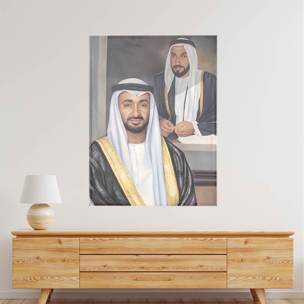 UAE leaders Acrylic acrylic canvas Frames