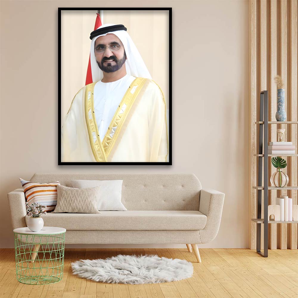 Sheikh Mohammed Bin Rashid Al Maktoum acrylic canvas Frames