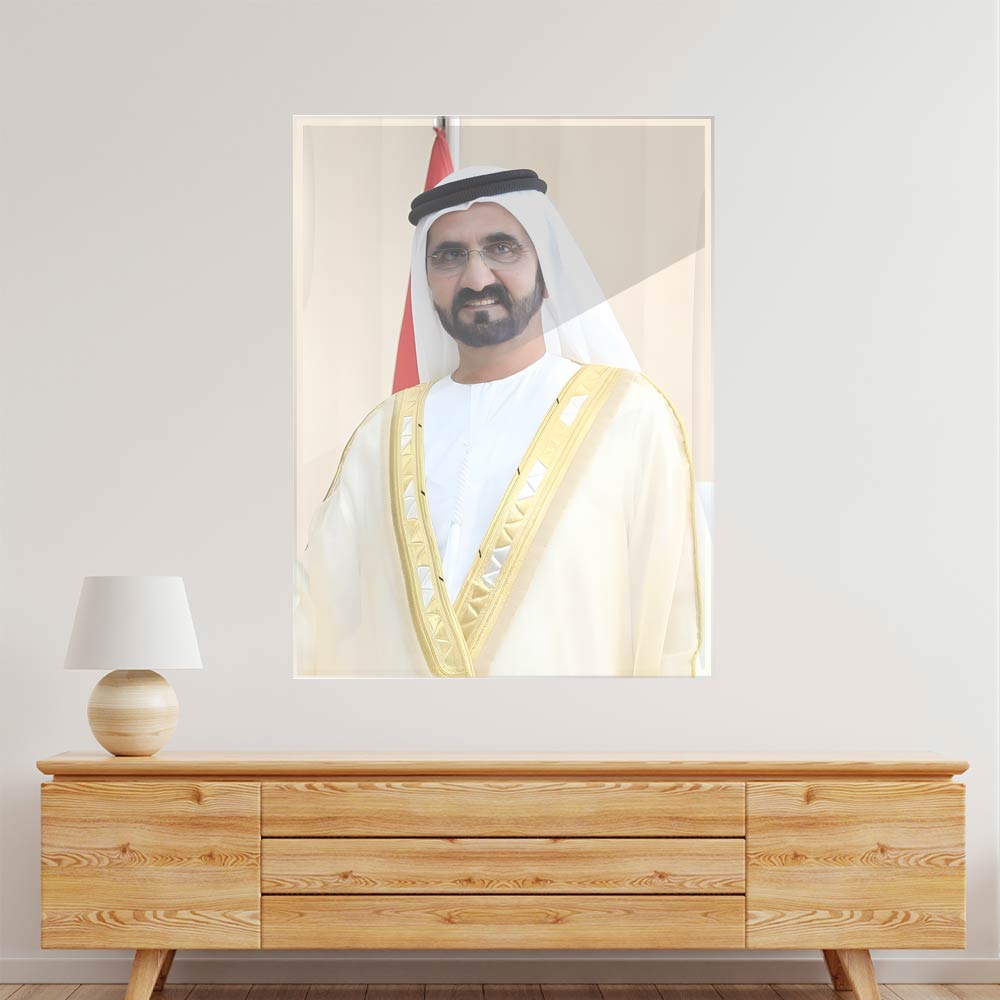 Sheikh Mohammed Bin Rashid Al Maktoum Acrylic acrylic canvas Frames