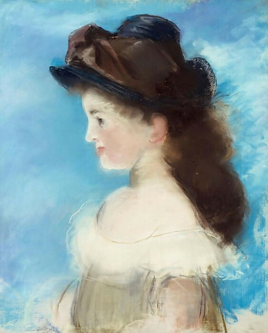 Edouard Manet - Portrait of Mademoiselle Hecht 50X40 Canvas