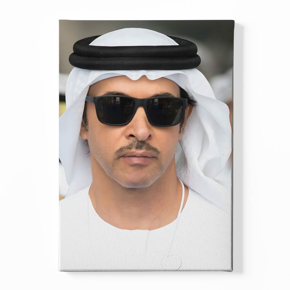 Sheikh Khaled bin Mohamed bin Zayed Al Nahyan Canvas acrylic canvas Frames