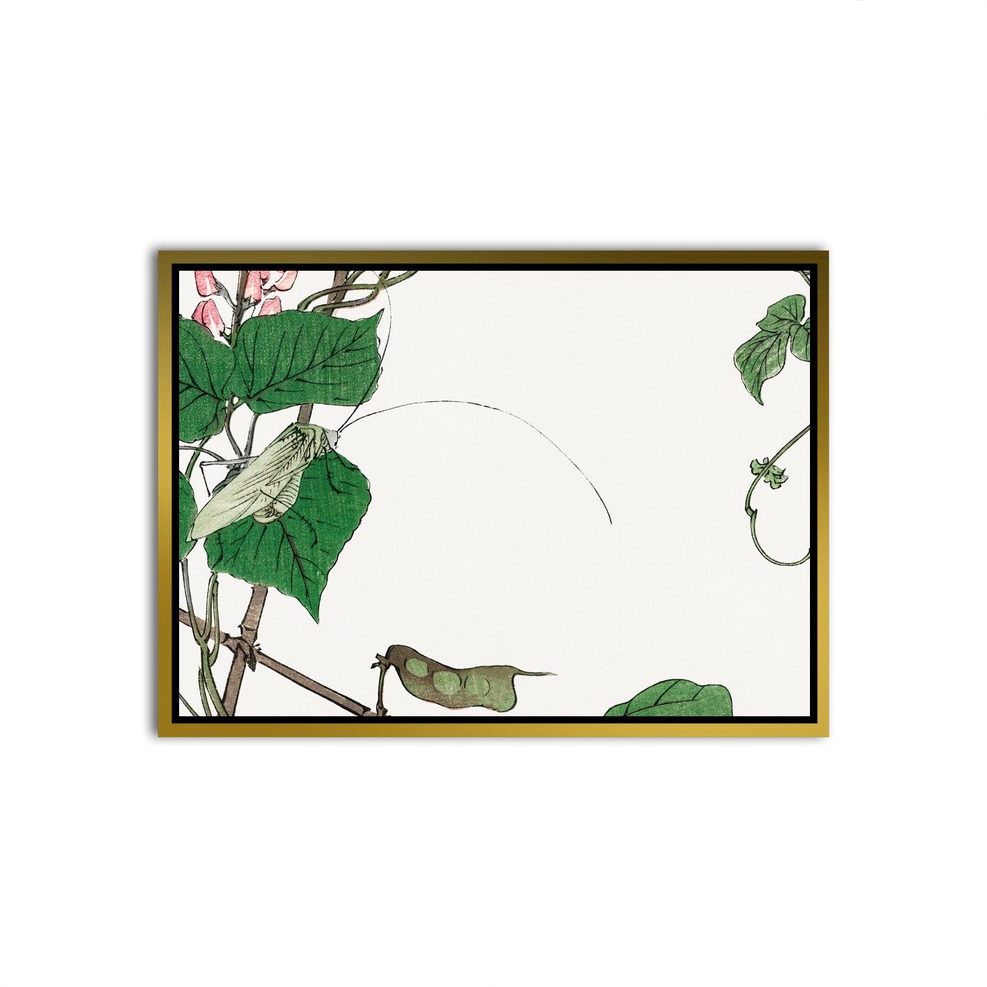 Tranquil Perch Gold Canvas frame acrylic canvas Frames