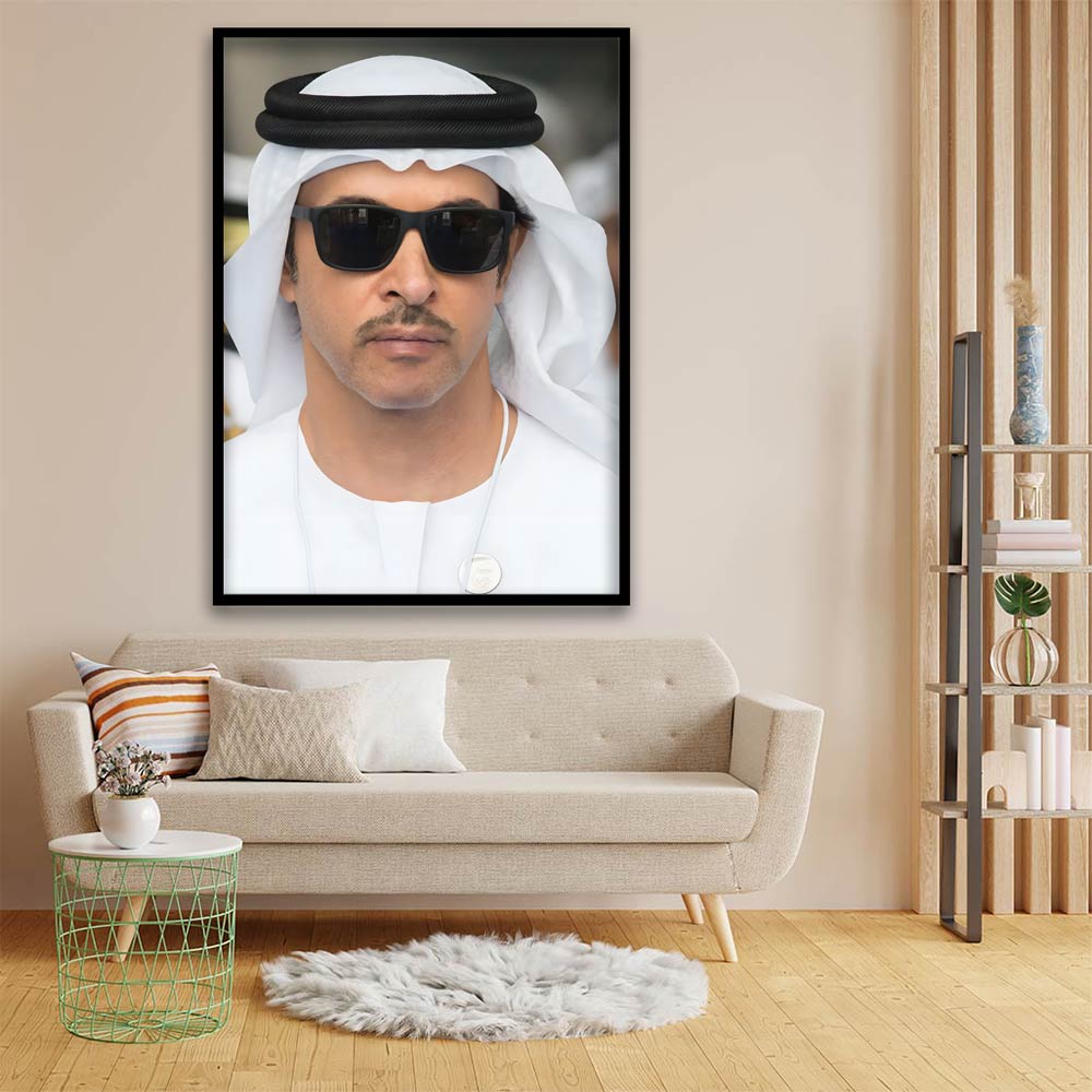 Sheikh Khaled bin Mohamed bin Zayed Al Nahyan acrylic canvas Frames