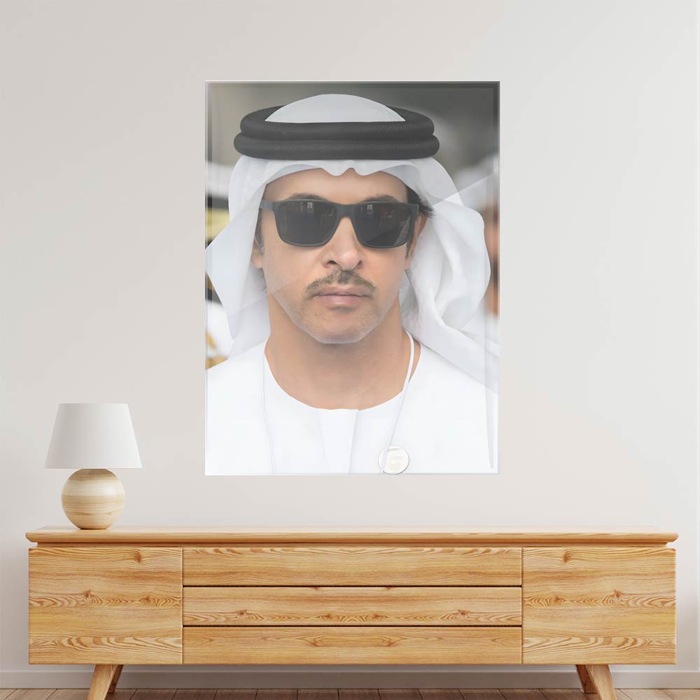 Sheikh Khaled bin Mohamed bin Zayed Al Nahyan Acrylic acrylic canvas Frames