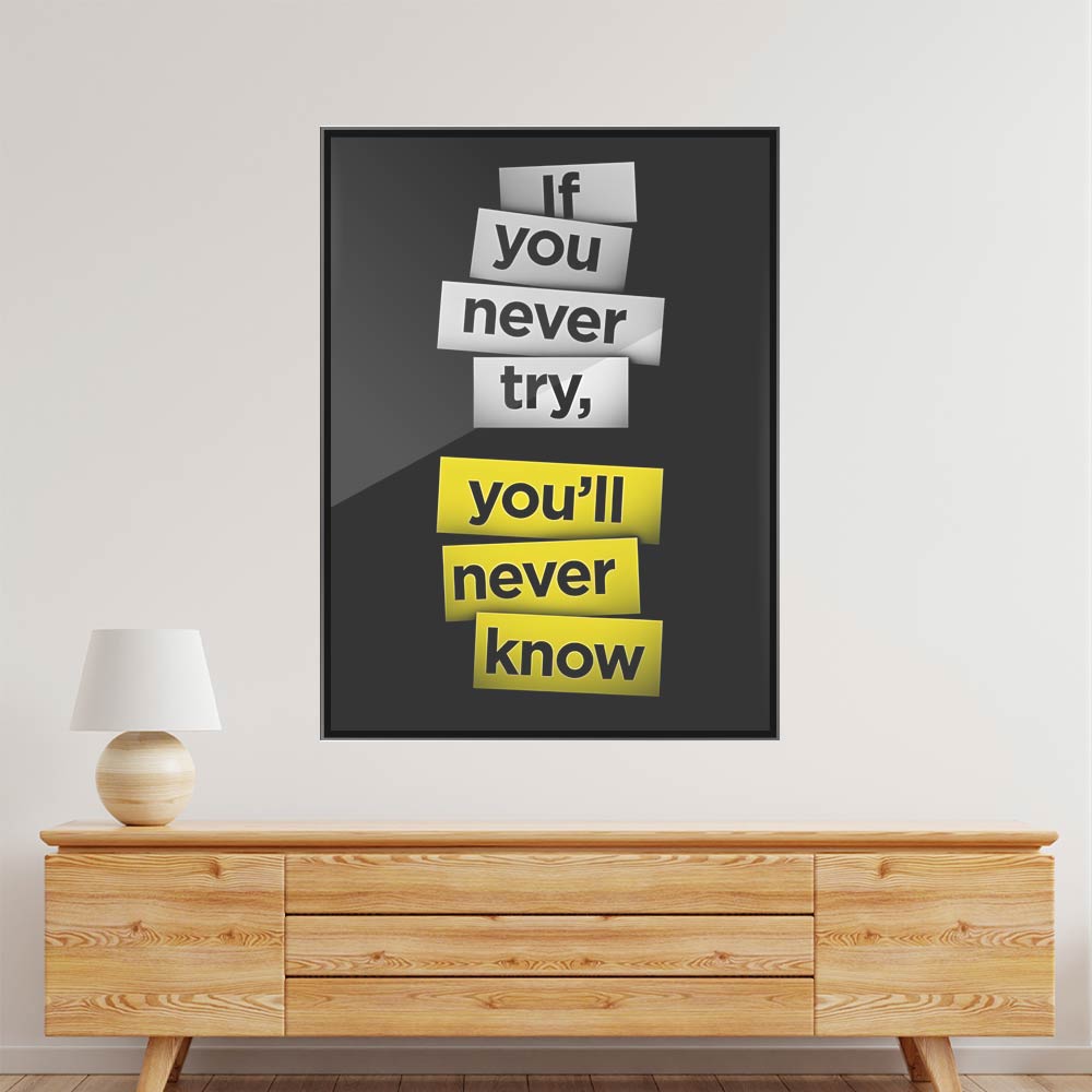 Try Acrylic acrylic canvas Frames