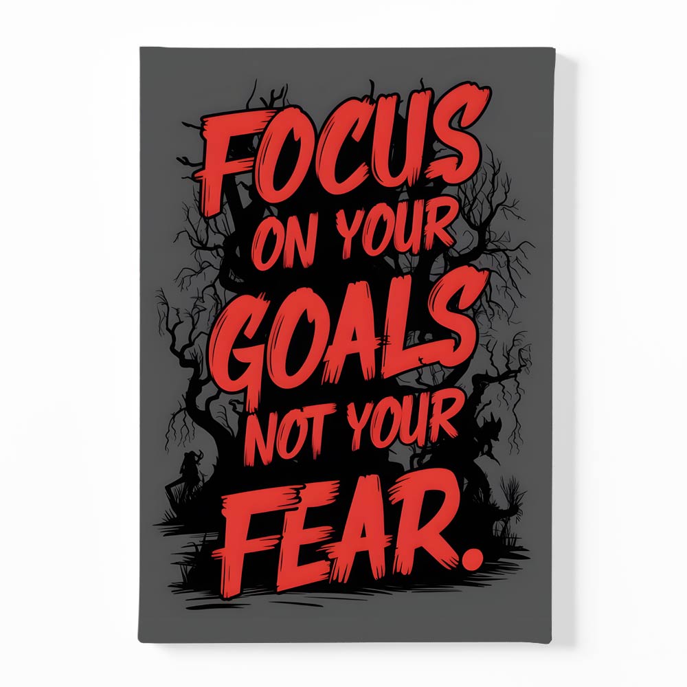 Focus on your goals Canvas acrylic canvas Frames