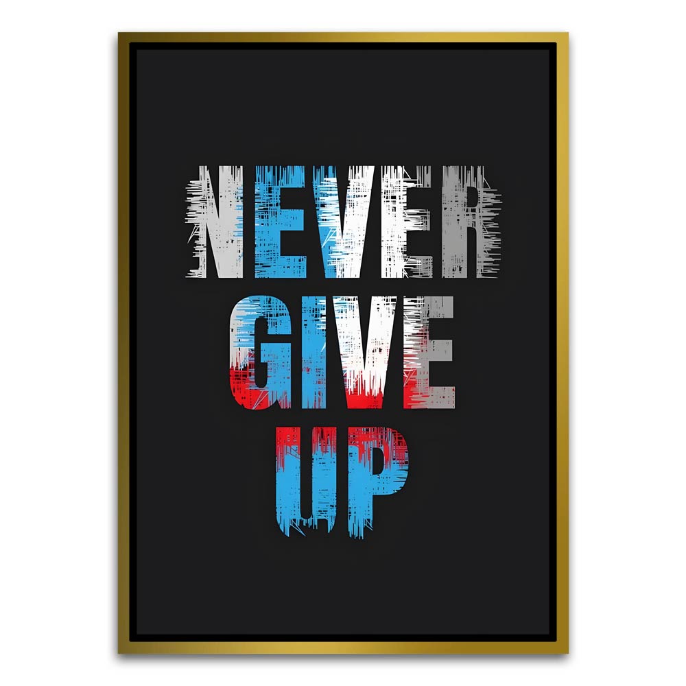 Motivation 23 Gold Canvas frame acrylic canvas Frames