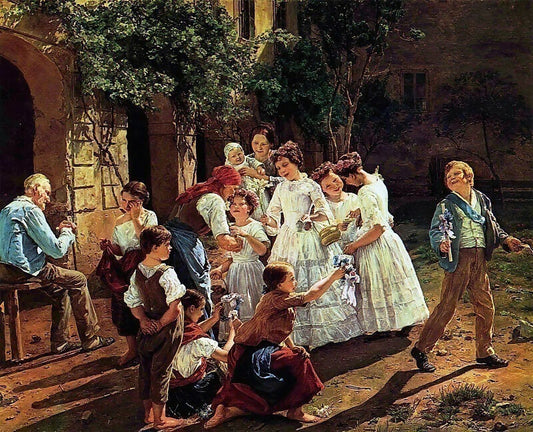 Ferdinand Georg Waldmüller – In the Morning, Corpus Christi