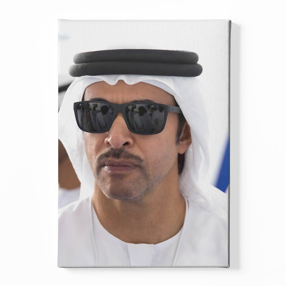 Hazza bin Zayed Al Nahyan Canvas acrylic canvas Frames