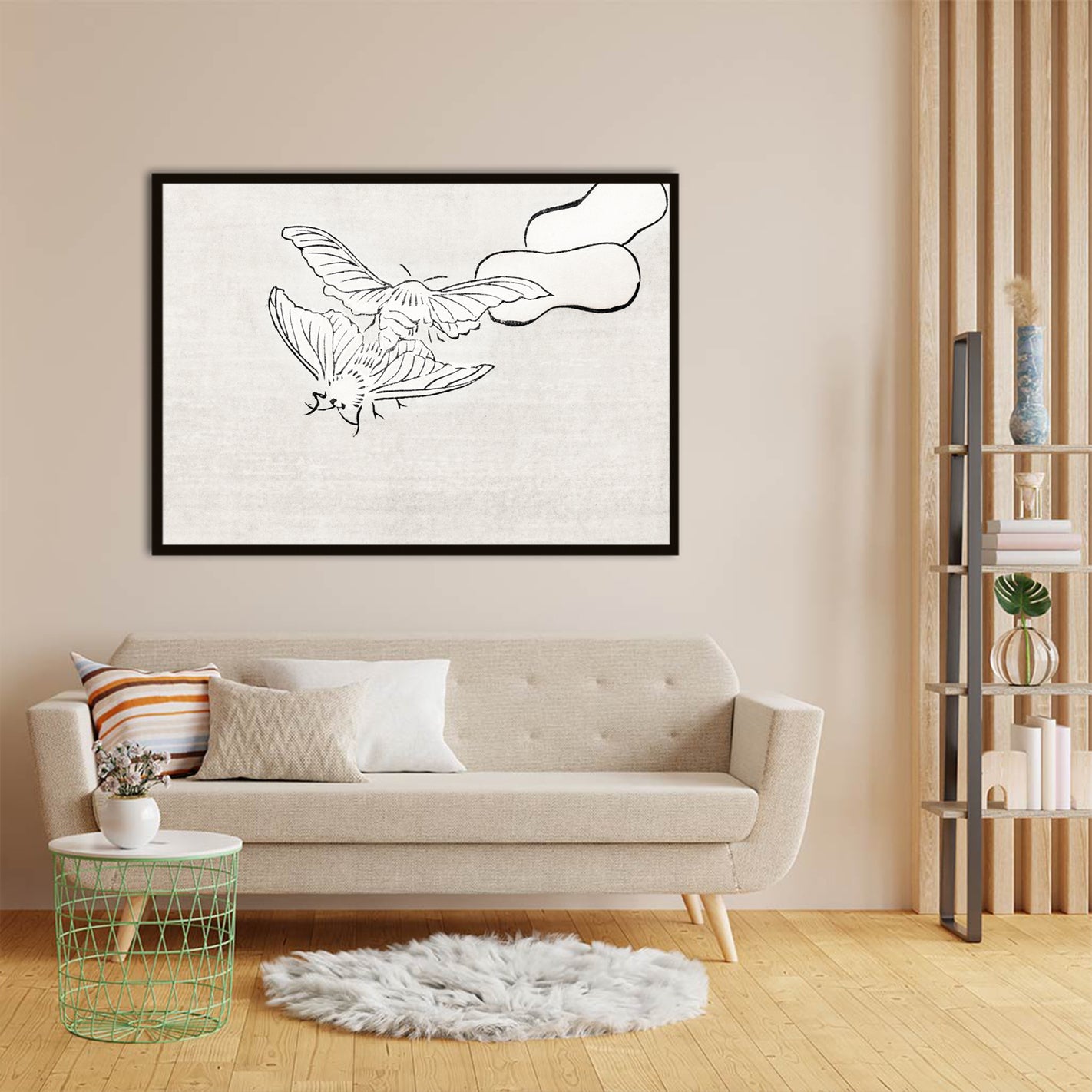 Ephemeral Flight acrylic canvas Frames