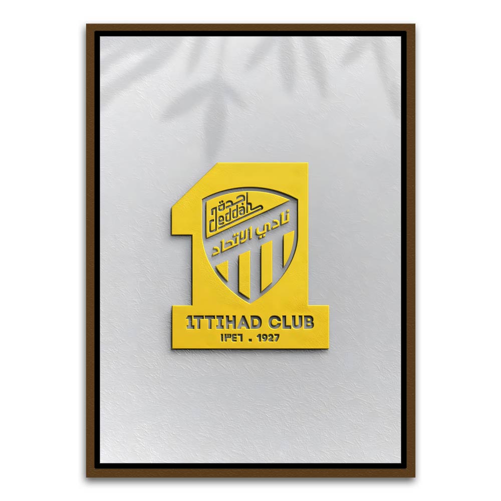 ITTHAD CLUB 2 Brown Canvas frame acrylic canvas Frames