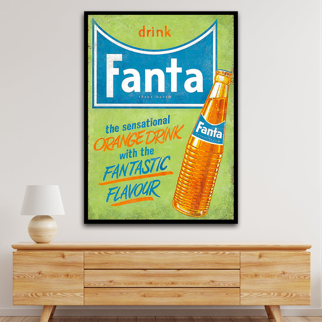 Fanta 1 acrylic canvas Frames