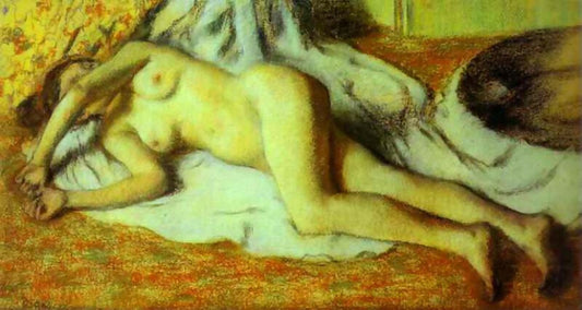 Edgar Degas - After the Baths 50X40 Canvas
