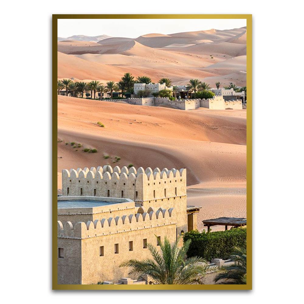 Desert Gold Printed frame acrylic canvas Frames